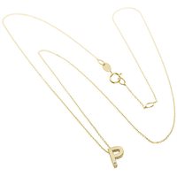 Collana Bliss Donna Joy letter in Oro giallo Diamante 20090402 - 20090402